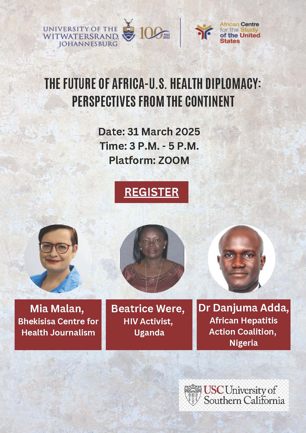 The future of Africa-US Health diplomacy The future of Africa-US Health diplomacy